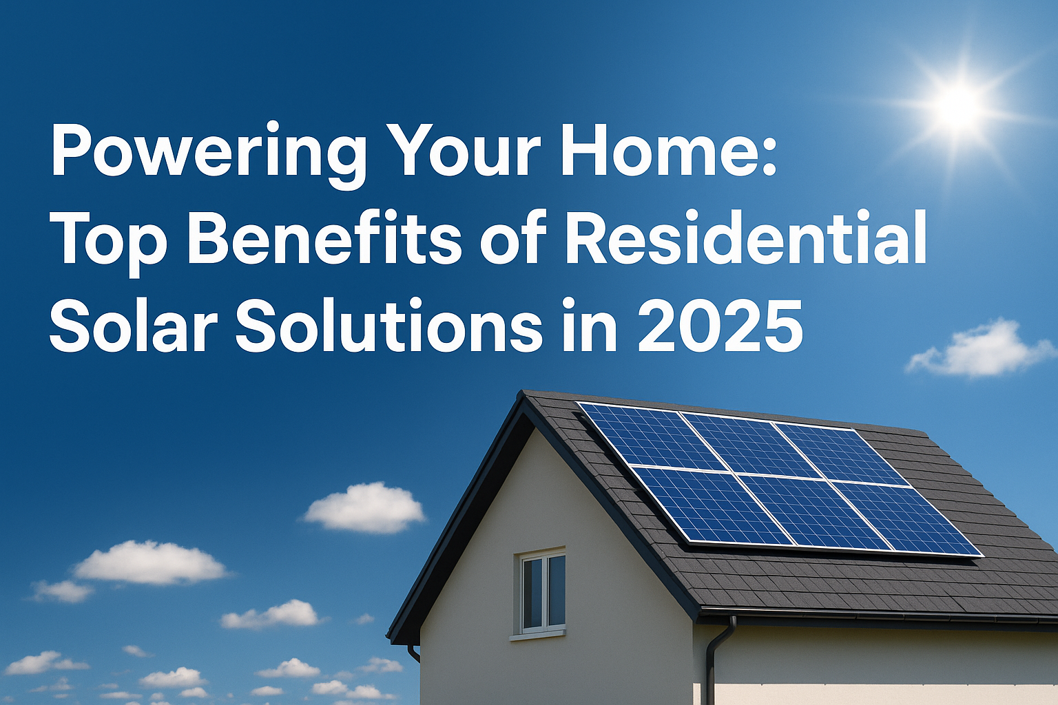 Top Benefits of Residential Solar Solutions in 2025: A Comprehensive Guide