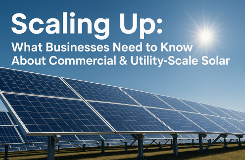 "Beyond Rooftops: Unlocking the Power of Commercial and Utility-Scale Solar for Business Growth"