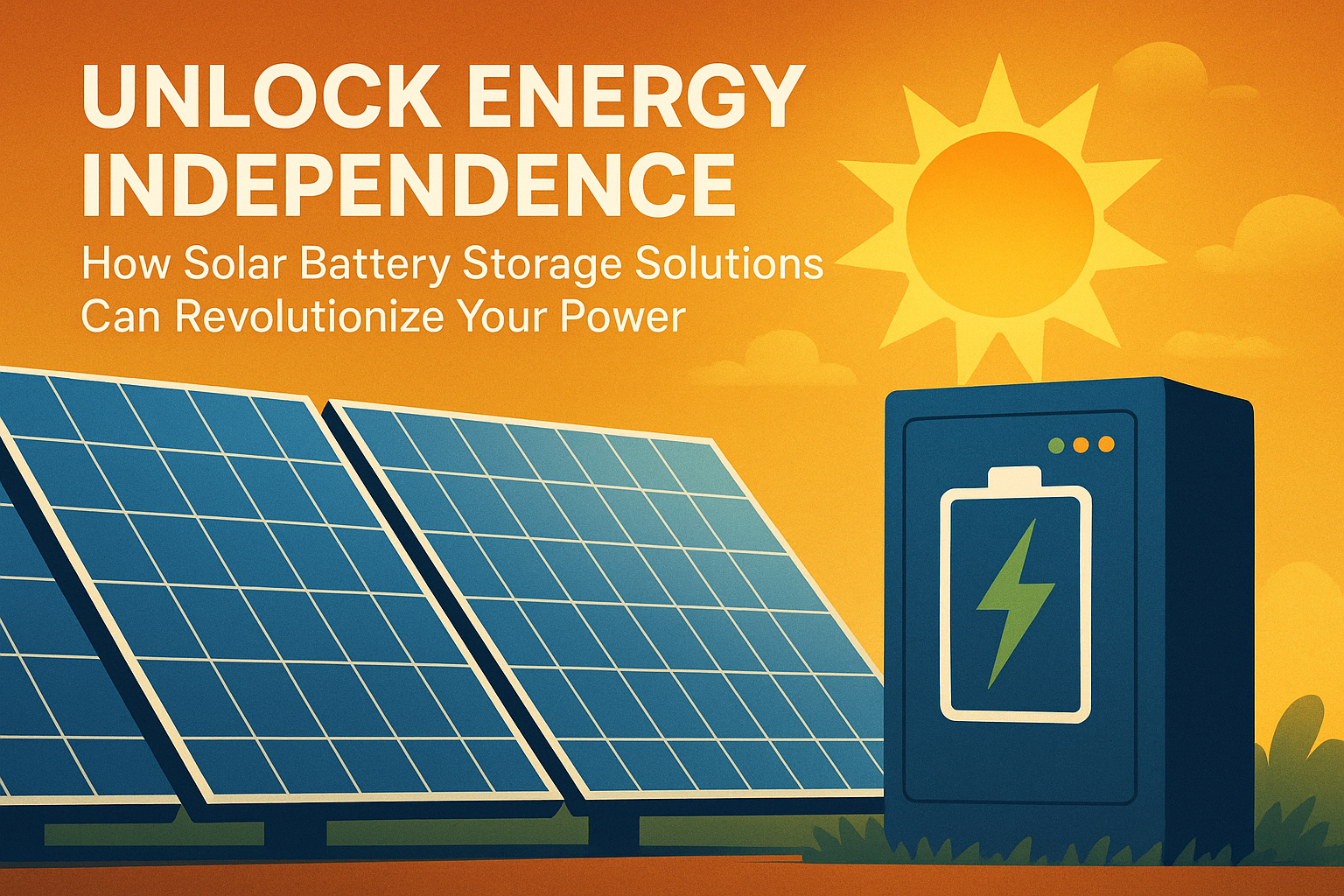 Unlock Energy Independence: How Solar Battery Storage Solutions Can Revolutionize Your Power