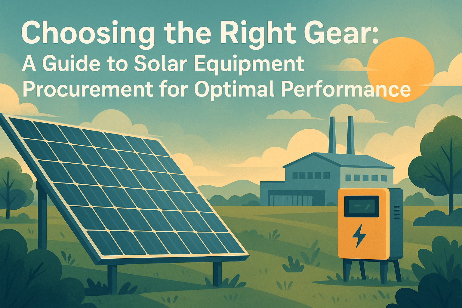 Optimizing Your Solar Investment: A Deep Dive into Equipment Procurement