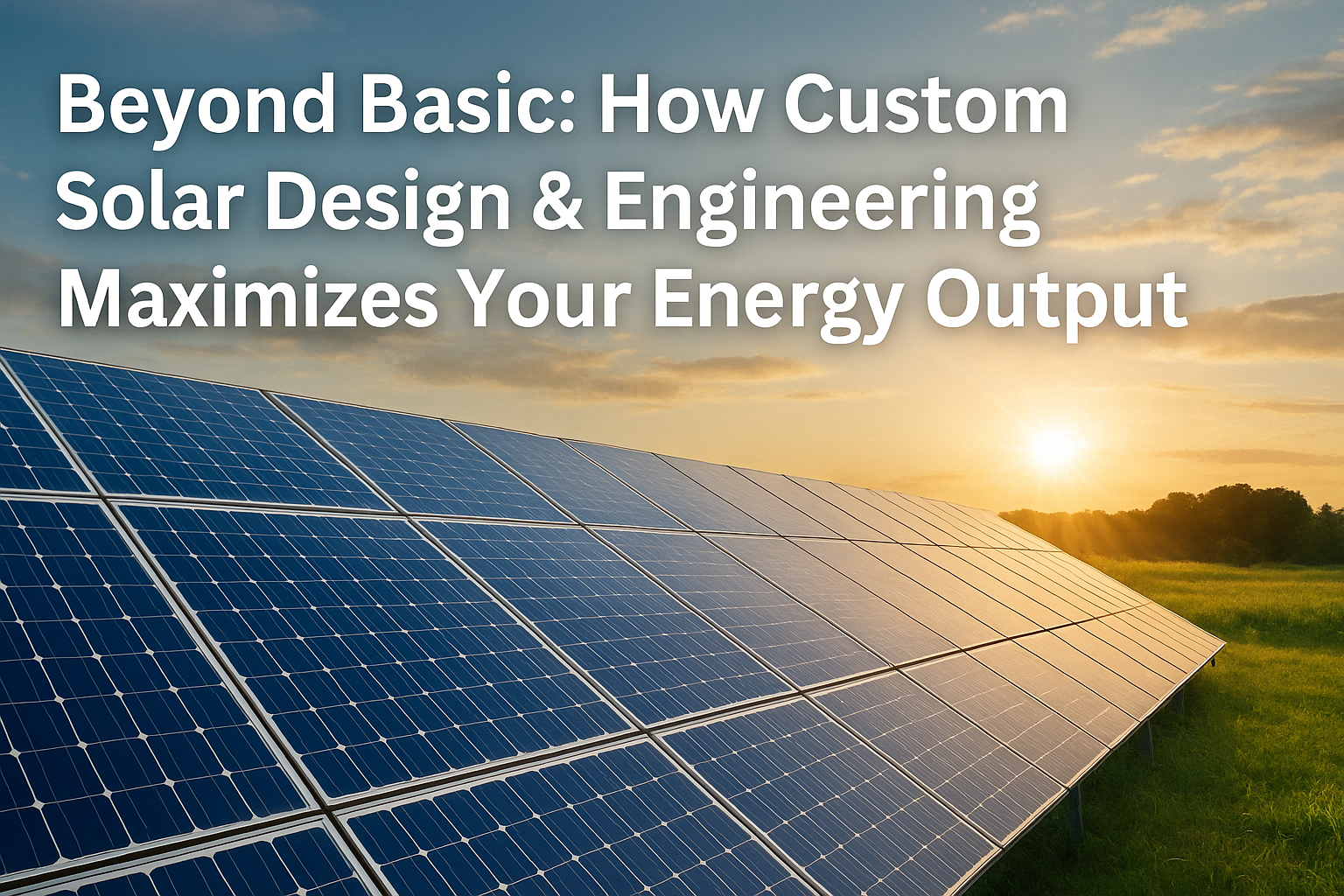 bespoke solar, custom solar, solar efficiency, maximized energy, renewable energy, tailored solar solutions, solar power optimization, energy independence, sustainable power, custom design solar