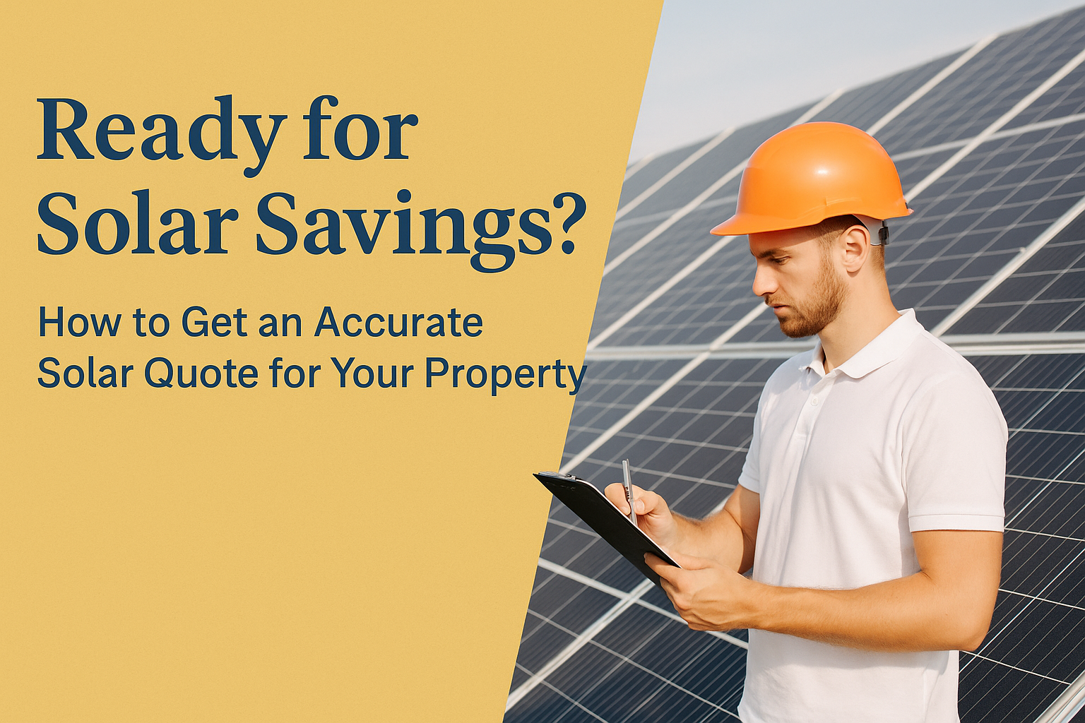 Unlocking Solar Savings: Your Guide to Getting an Accurate Solar Quote