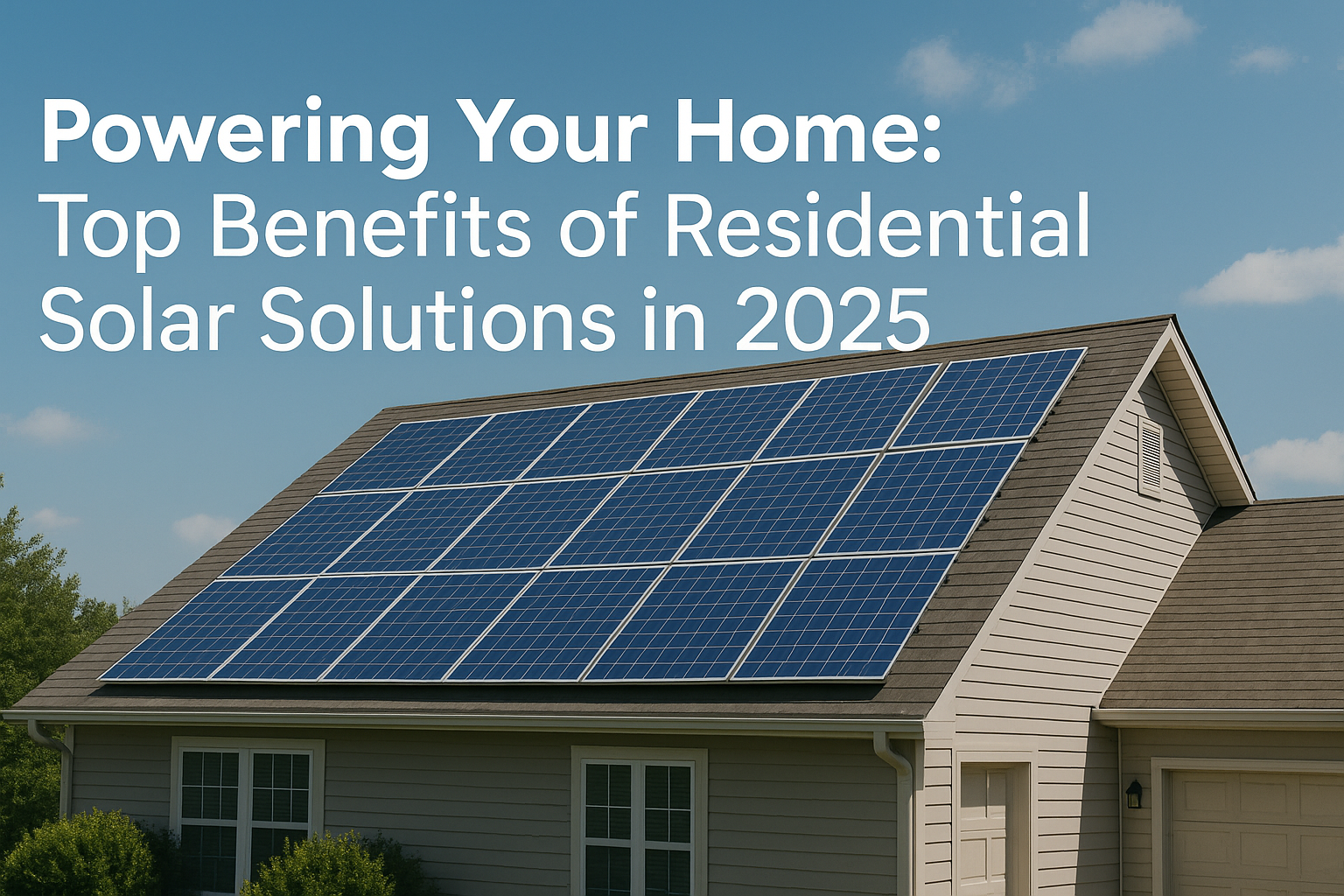 Powering Your Home: A Comprehensive Guide to Residential Solar Solutions in 2025
