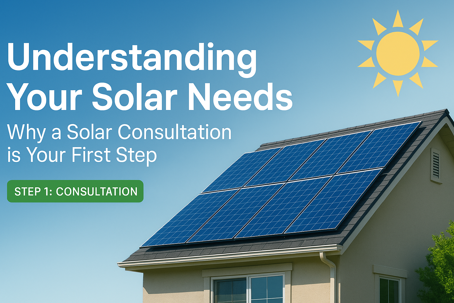 Understanding Your Solar Needs: Why a Solar Consultation is Your First Step